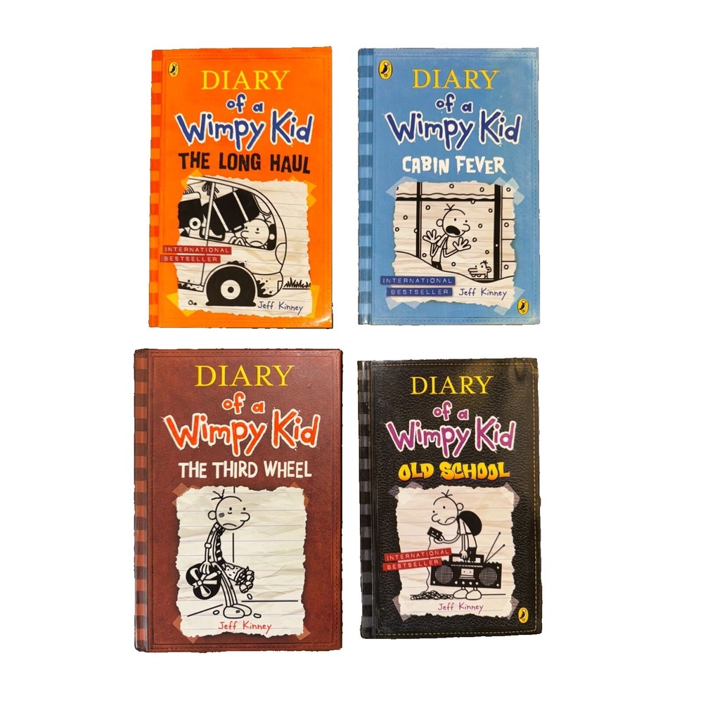 Diary Of A Wimpy Kid Books Lot Hardback Soft Cover Young Adult Graphic Novels